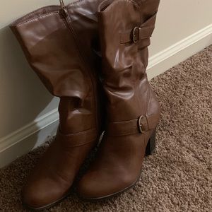 Brown boots